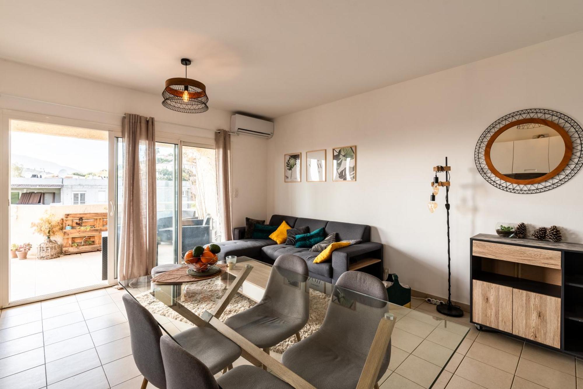 U Nidu - A Ajaccio, Magnifique Appartement 4 Couchages Vue Mer Аяччо Екстер'єр фото