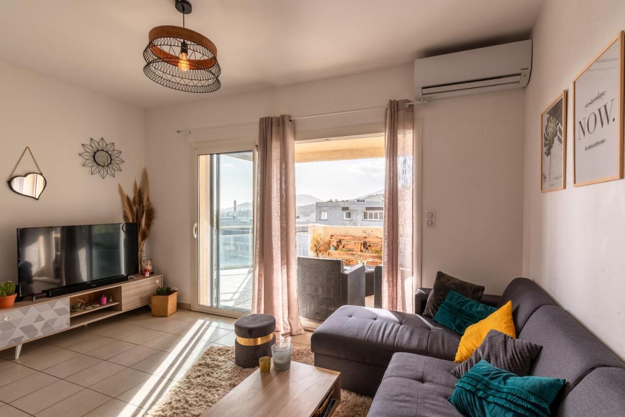 U Nidu - A Ajaccio, Magnifique Appartement 4 Couchages Vue Mer Аяччо Екстер'єр фото